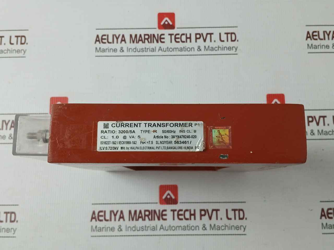 Kalpa Electrikal 3Ayn476240-020 Current Transformer 50/60Hz