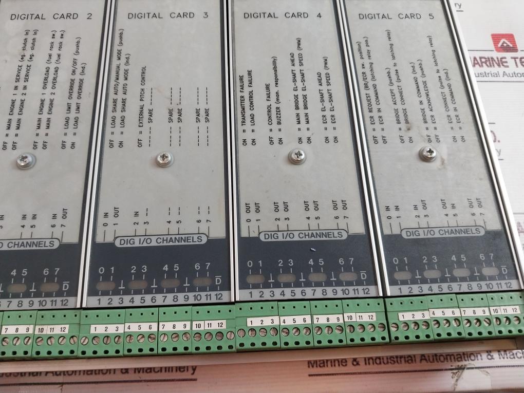 Kamewa HHT Connection Dig I/O Alarm Digital Analog Card