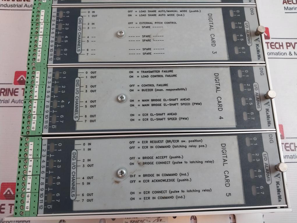 Kamewa Hht Connection Dig I/O Alarm Digital Analog Card