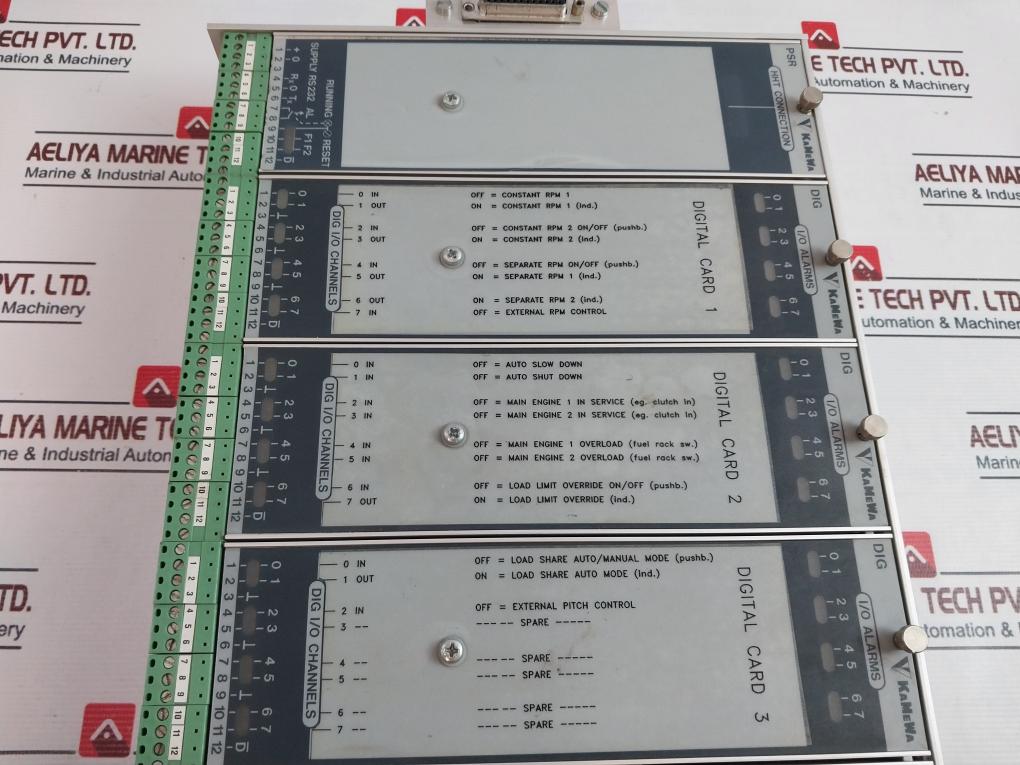 Kamewa HHT Connection Dig I/O Alarm Digital Analog Card