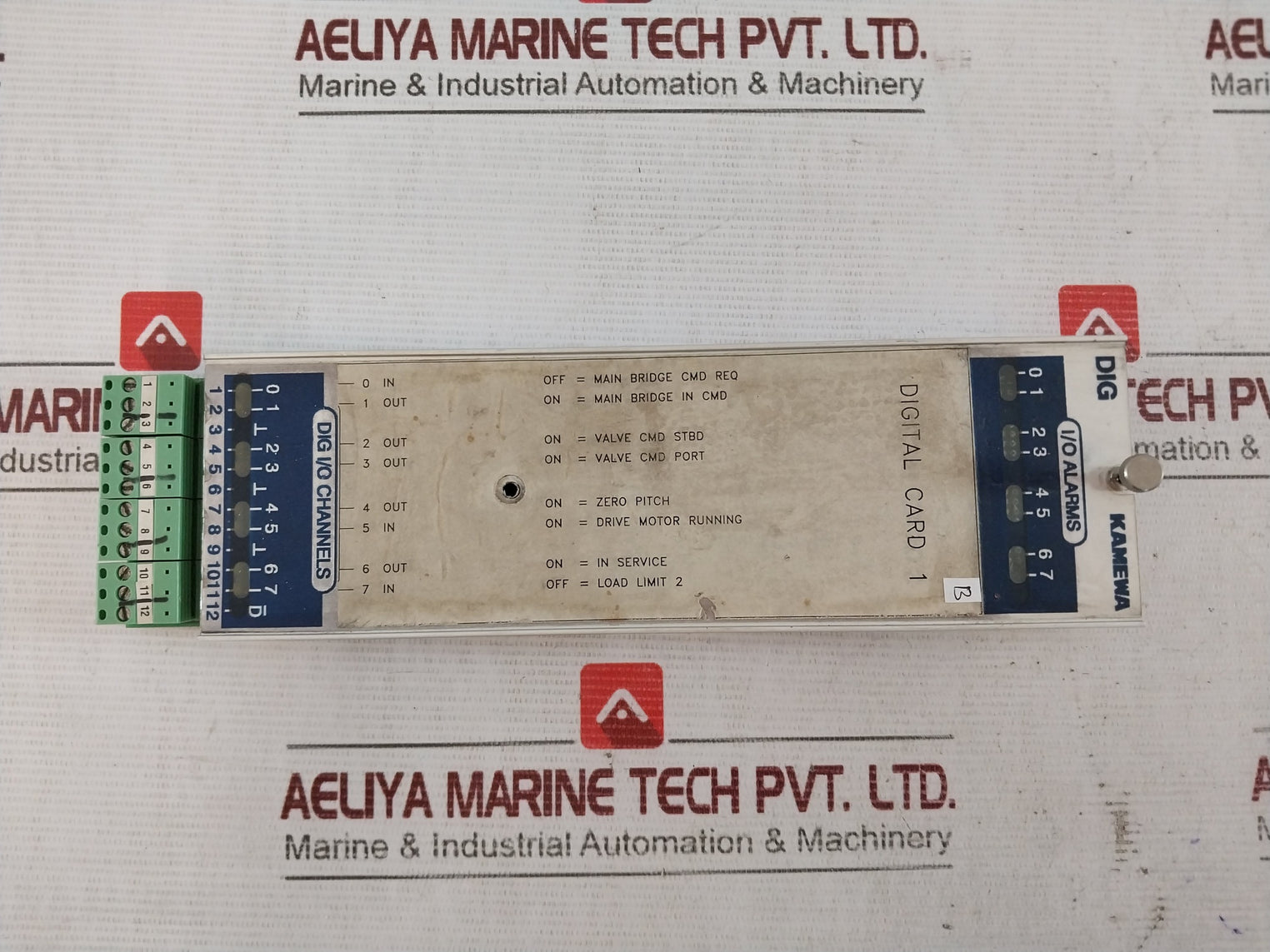 Kamewa Psr Analog Digital Card I/O Module Edc160864 4-20Ma C11D4B Rev. 1