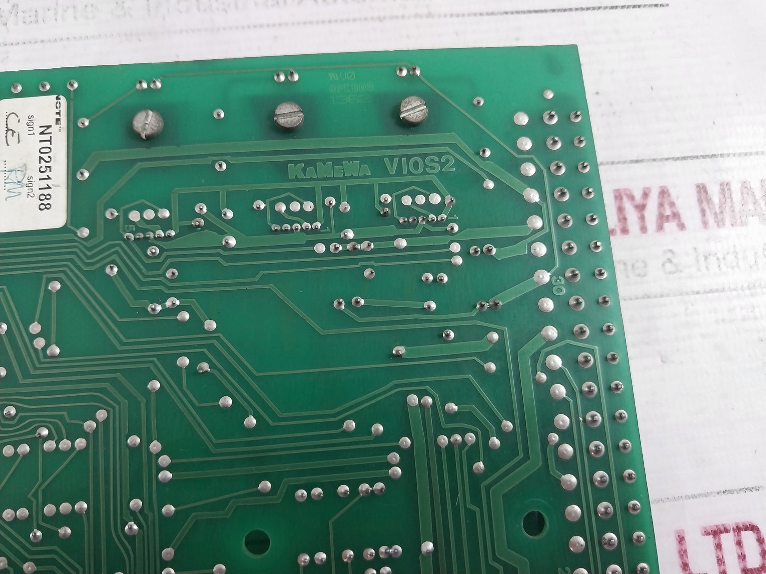 Kamewa Vi0S2 Printed Circuit Board Rpc 602 Nt0251188