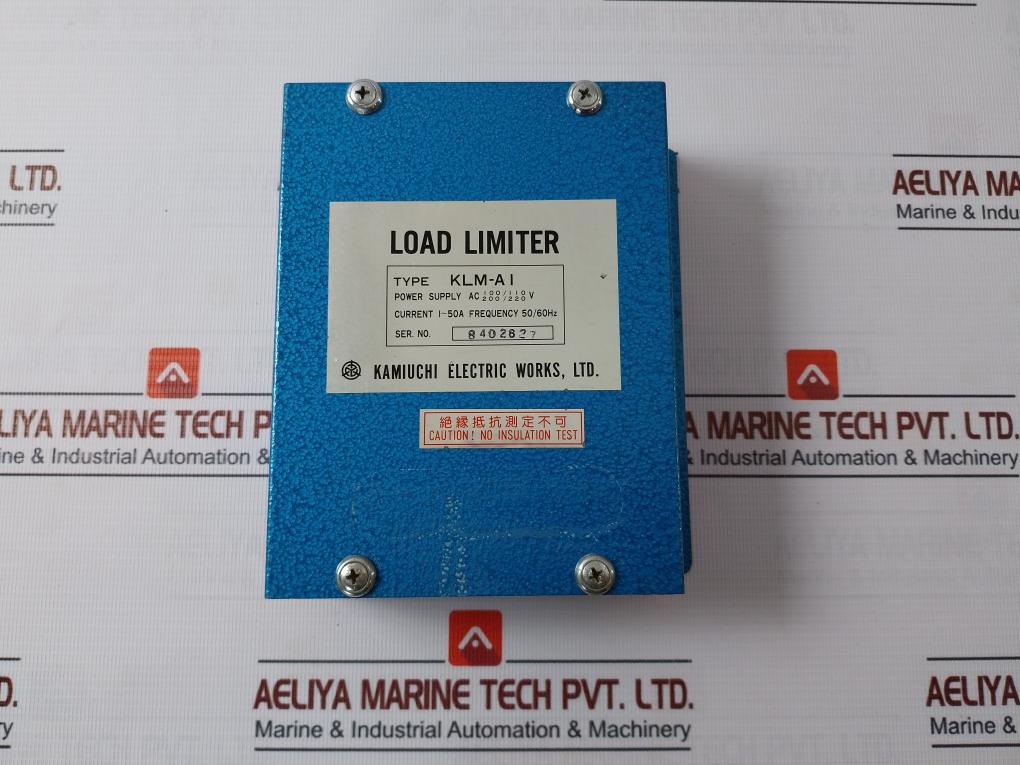 Kamiuchi Electric Works Klm-ai Load Limiter Ac100/110V 50/60Hz I 50A