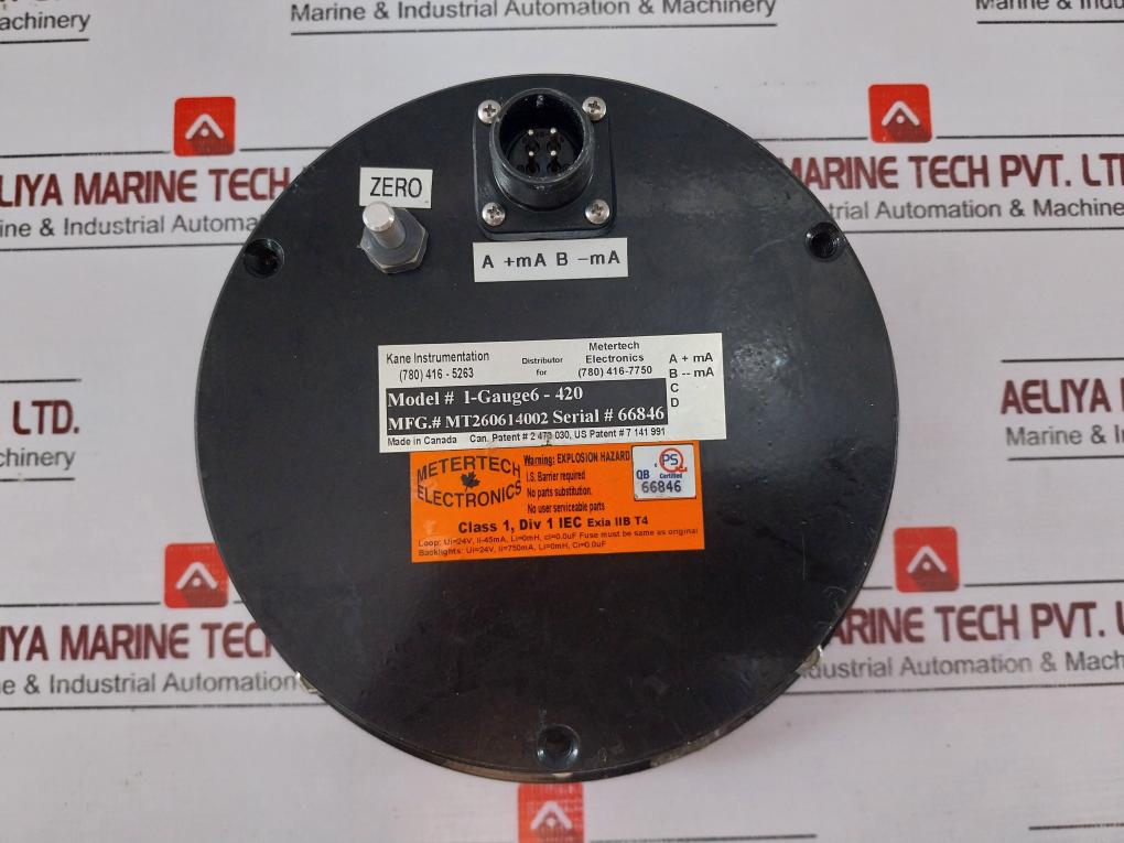 Kane I-gauge 6-420 6” Dial Pressure Gauge Mt260614002 0 To 70000 Kpa