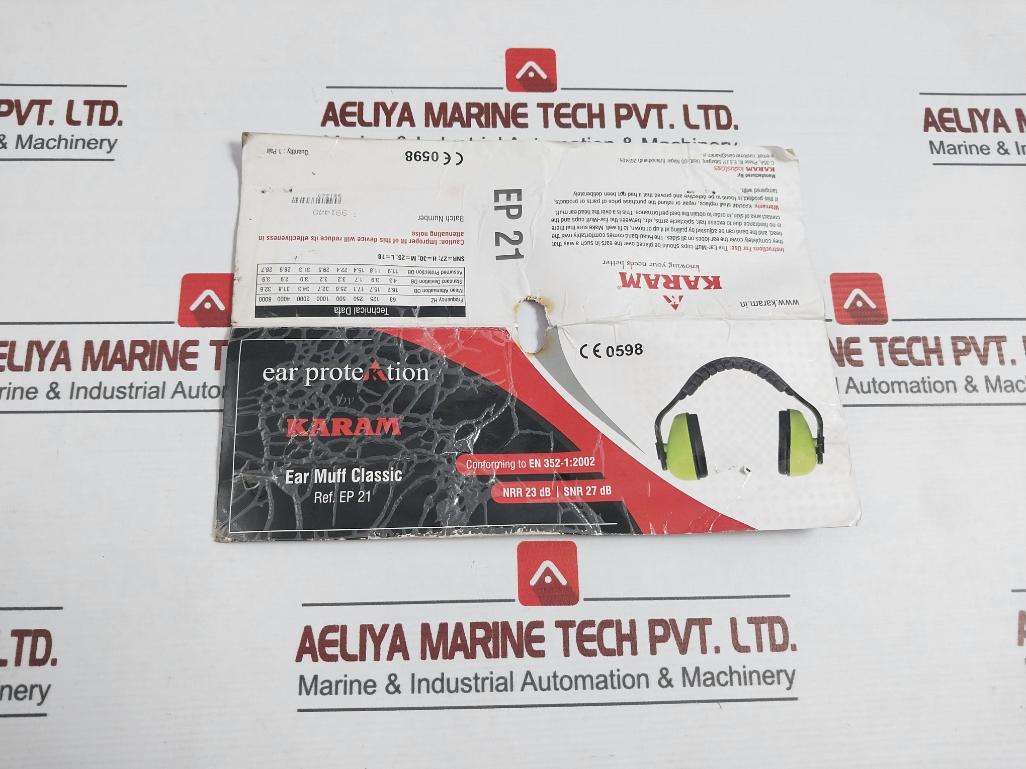 Karam Ep 21 Ear Muffs Classic Snr 27 Db
