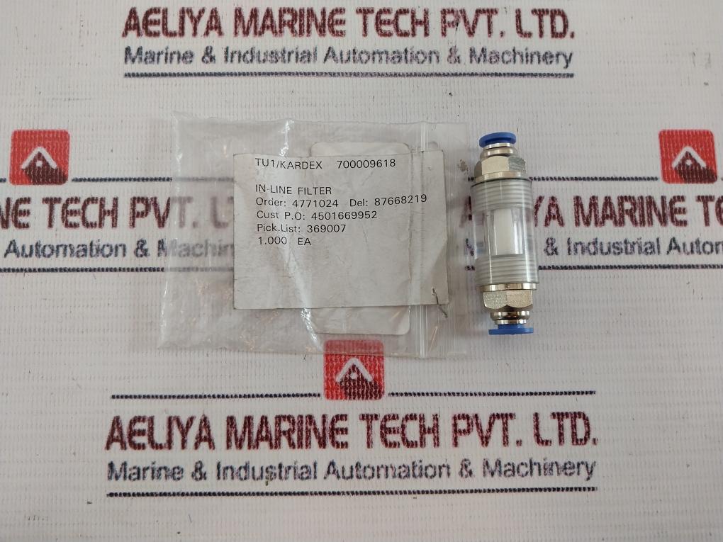 Kardex 700009618 In-line Filter