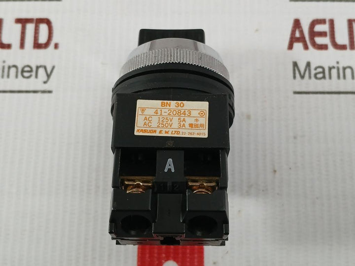 Kasuga-125-250-Vac-10A-Rotary-Selector-Switch-Bn30-41-20843-208057-7
