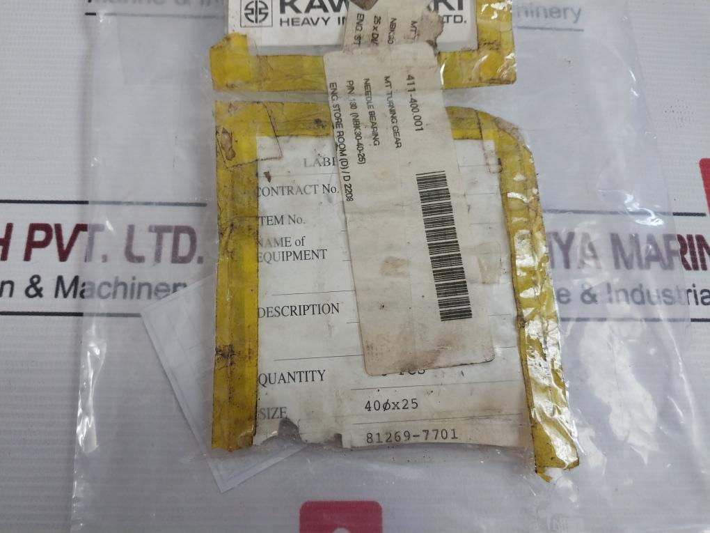 Kawasaki 130 (Nbk30-40-25) Needle Bearing Gs-56 Diameter 40X25