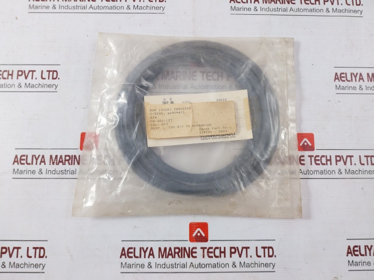 Kawasaki 229 O-ring 490Mm 11Mm