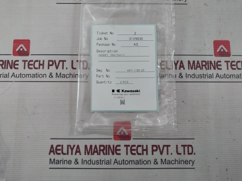 Kawasaki 23 Reduction Gear Gasket 160X110Xt1.5 152-18P-00K