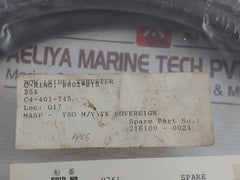 Kawasaki 251 Bow (Side) Thruster O-ring 216100-0024