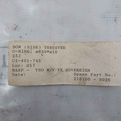 Kawasaki 32 O-ring For Bow Thruster C4-401-745