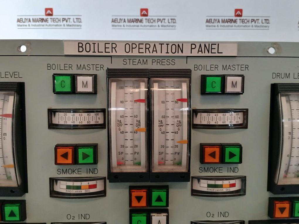 Kawasaki Boiler Operation Panel 300 To 600 °C