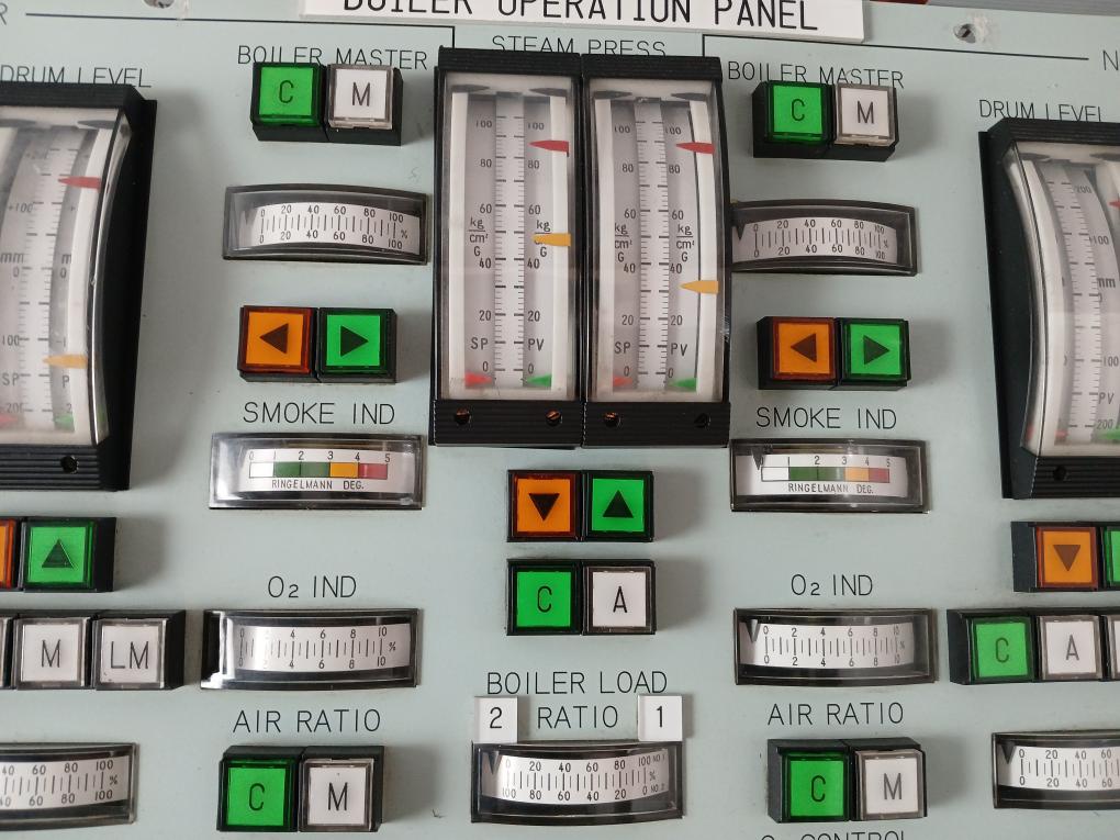 Kawasaki Boiler Operation Panel 300 To 600 °C