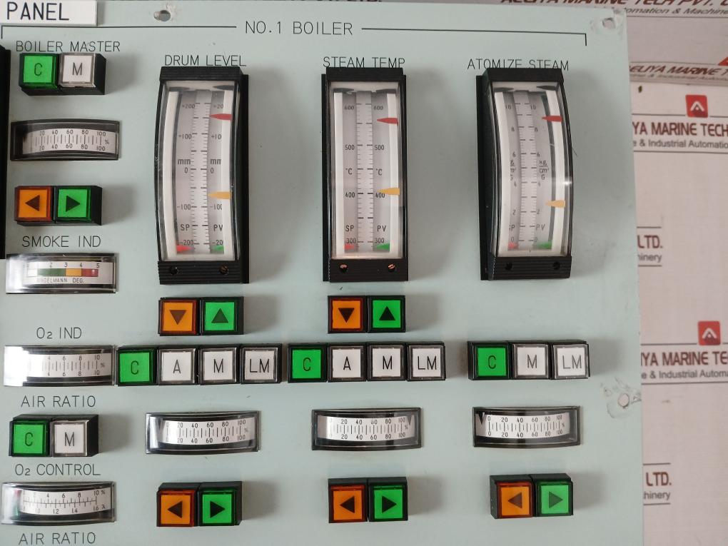 Kawasaki Boiler Operation Panel 300 To 600 °C