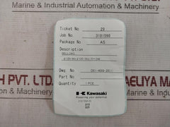 Kawasaki Dust Pilot Valve Bellow Cover Sb-102367-1 T110-01097745