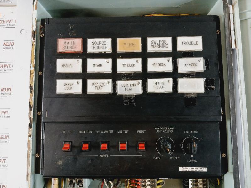 Kawasaki Fac-10Awu Fire Alarm Control Panel Ag446 50/60Hz