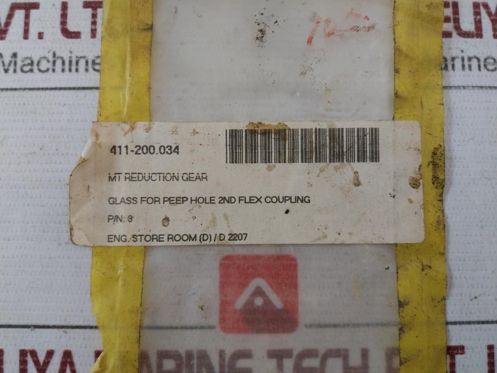 Kawasaki Gs-34 Glass For Peephole Of 2Nd Flex.Coupling Reduction Gear M-143