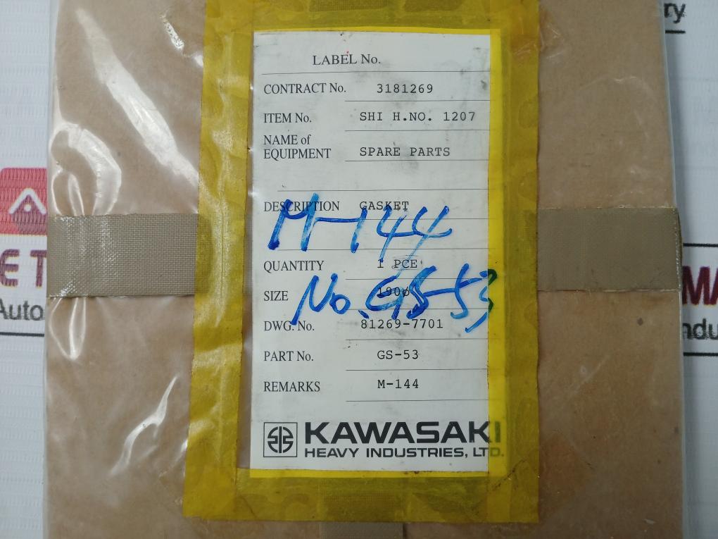 Kawasaki Gs-53 Gasket Seal 190Mm