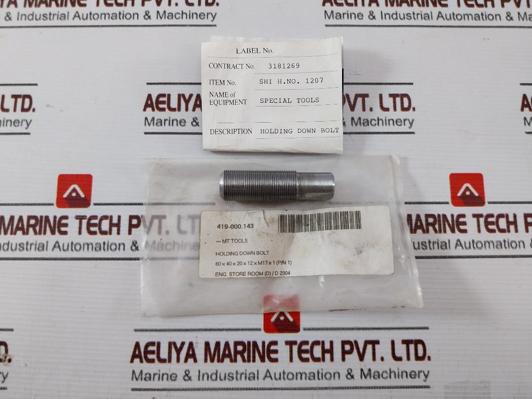 Kawasaki Gt-43 Holding Down Bolt Shi H. No. 1207 81269-7701