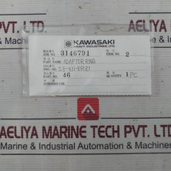 Kawasaki Kt-255 B1 Adaptor Ring For Oil Seal 216-100.503 46