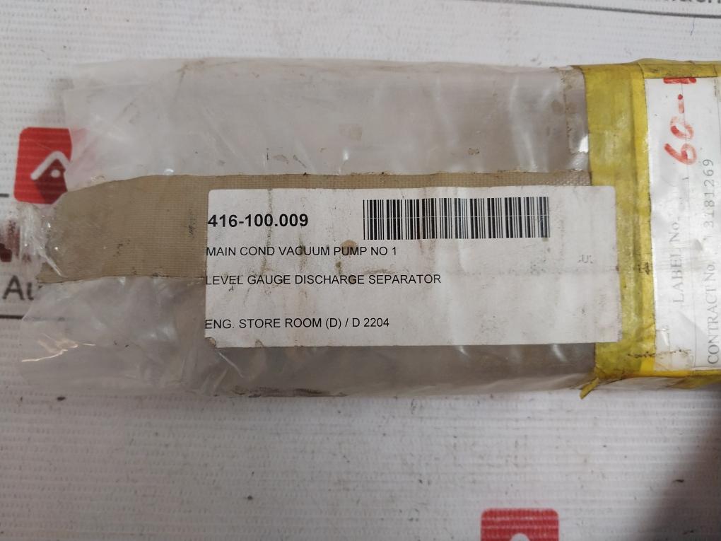 Kawasaki Level Gauge Glass For Discharge Separator 3181269 416-100.009 Ts-278-1