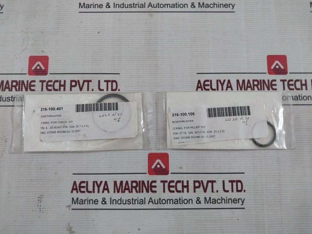 Kawasaki P10A O Ring For Solenoid Pilot Direct Valve 216-100.203