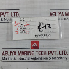 Kawasaki P10A O Ring For Solenoid Pilot Direct Valve 216-100.203