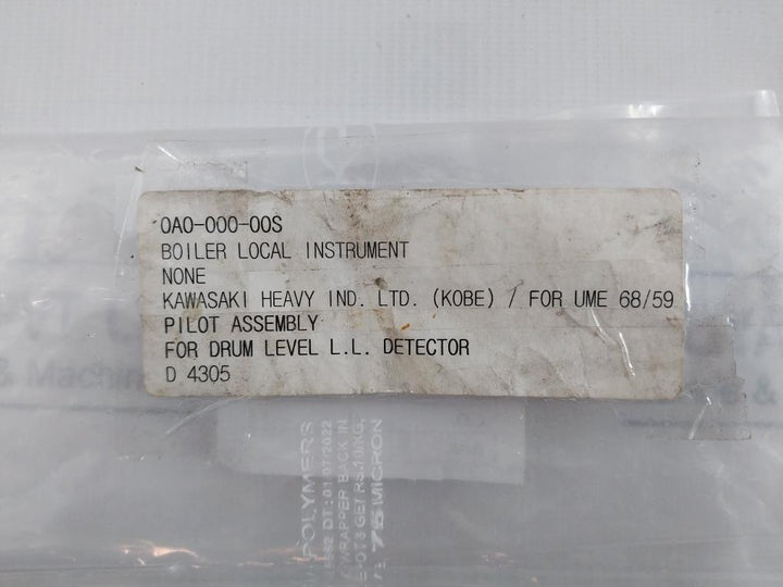 Kawasaki Pilot Assemblies For A Drum Level Low-low (L.L.L.) Detector D 4305
