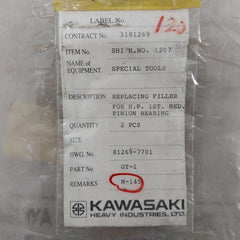 Kawasaki Replacing Filler For H.P.1St.Red.Pinion Bearing M-145