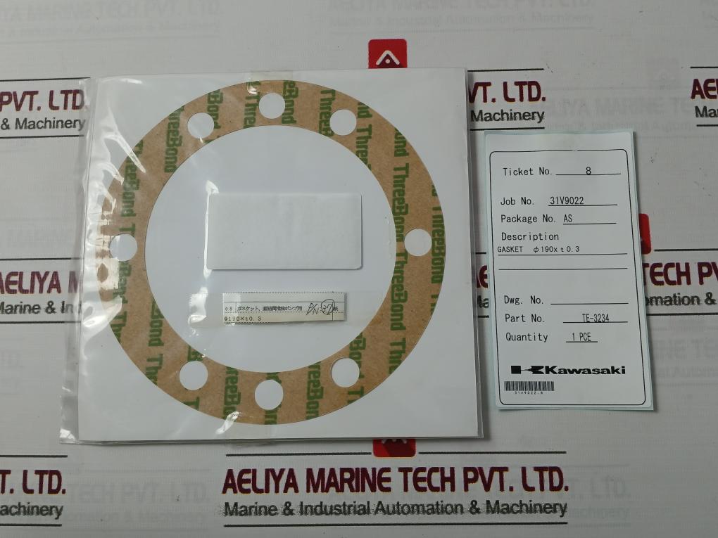 Kawasaki Te-3234 Gasket Seal 37 190Mm And 0.3Mm