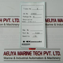 Kawasaki Te-3234 Gasket Seal 37 190Mm And 0.3Mm