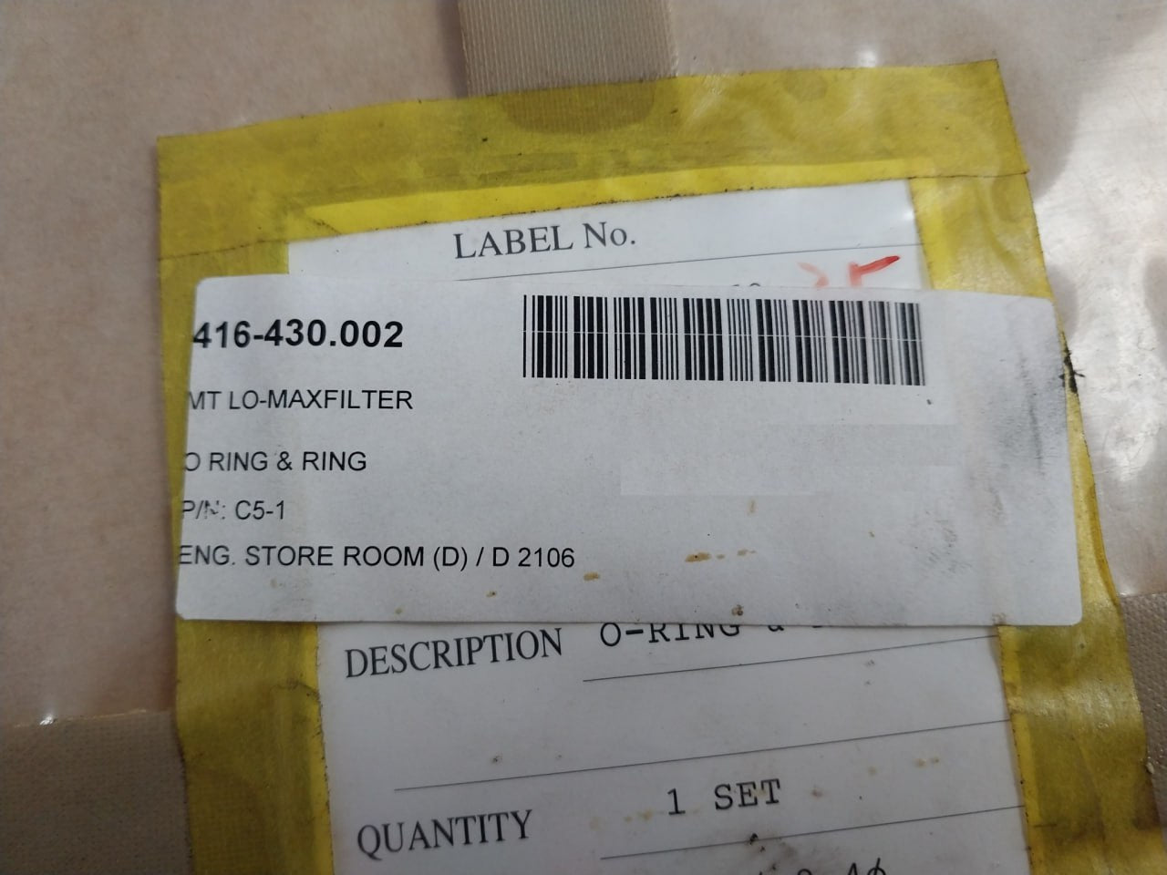 Kawasaki Ts-159 O-ring & Ring Set 81269-7701