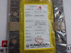 Kawasaki Ts-96 Gasket For H.P. Turbine Fore &amp; Aft Pedestal