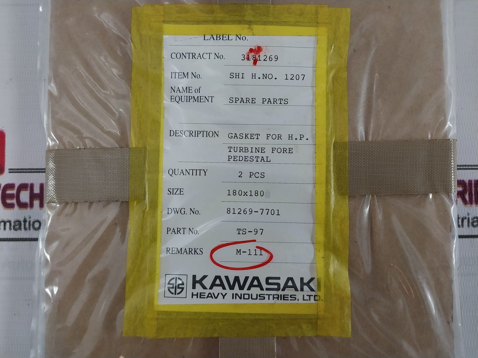 Kawasaki Ts-97 Gasket