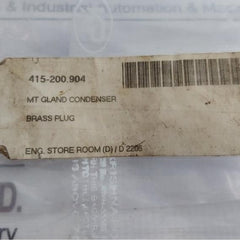 Kawasaki Tt-108 Brass Plug For Special Tool 81269-7701
