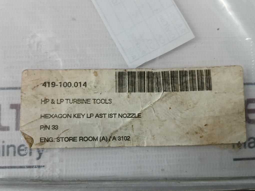 Kawasaki Tt-14 Hexagon Key Special Tool Set For Lp 1St Nozzle