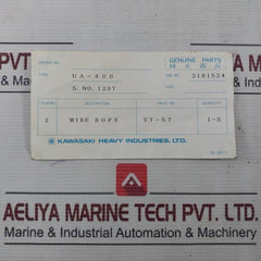 Kawasaki Ua-400 Wire Rope Tt-57 3B-migt