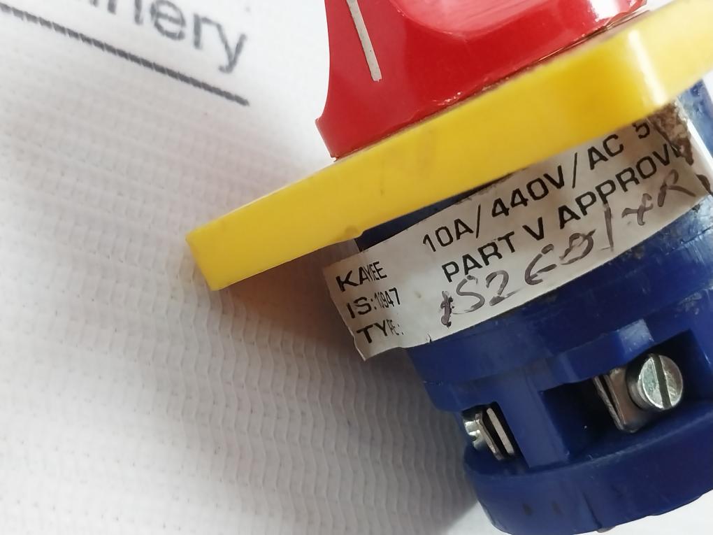 Kaycee 1S26O/Xr Rotary Cam Switch 440V Ac 10A