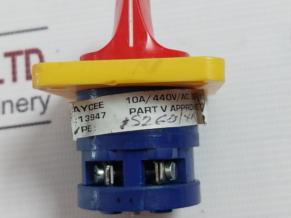 Kaycee 1S26O/Xr Rotary Cam Switch 440V Ac 10A