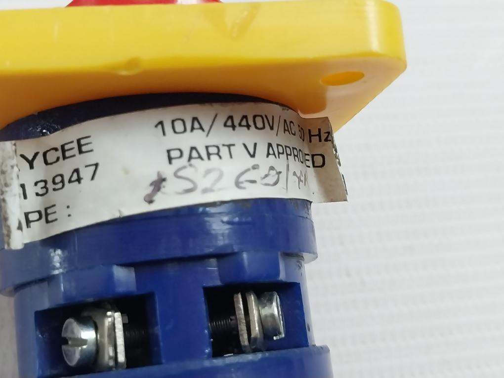 Kaycee 1S26O/Xr Rotary Cam Switch 440V Ac 10A