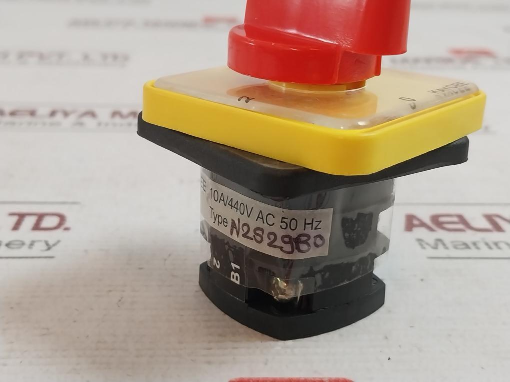 Kaycee N2S29Bo Rotary Switch 10A/440V Ac 50 Hz