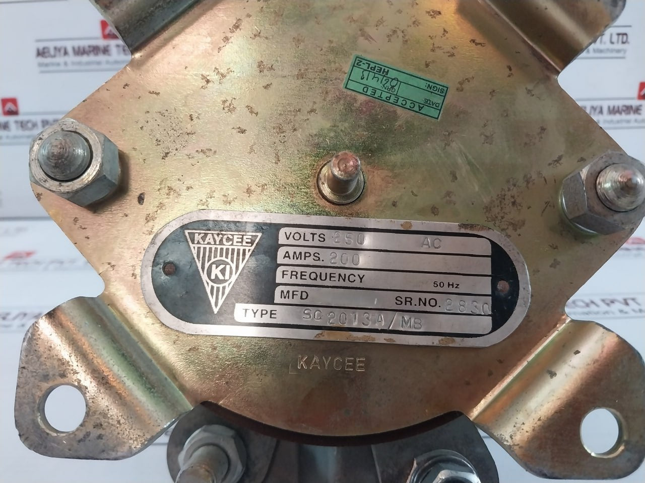 Kaycee Sc2013A/Mb Rotary Switch 250Vac 200Amps 50Hz