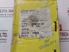 Kaycee Srpm139c Rotary Switch 16a, 440v