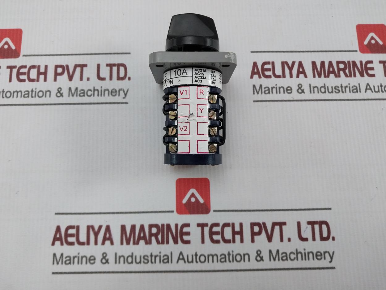Kaycee 4S44Vpn Voltmeter Selector Switch 550V 10A 50Hz.