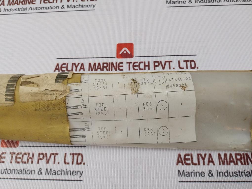 Kbs Boiler Tool – Chisel Set For Tube Extractor 1, 2, 439-000.004