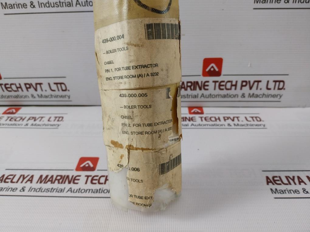 Kbs Boiler Tool – Chisel Set For Tube Extractor 1, 2, 439-000.004