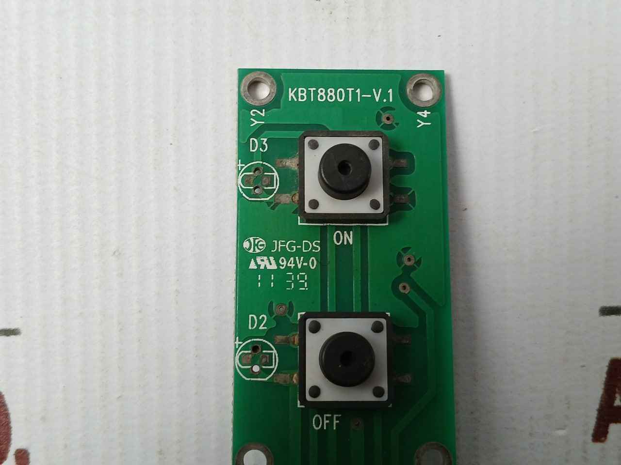 Kbt880T2-v.1 Kbt880T1-v.1 Printed Circuit Board Assembly 94V-0
