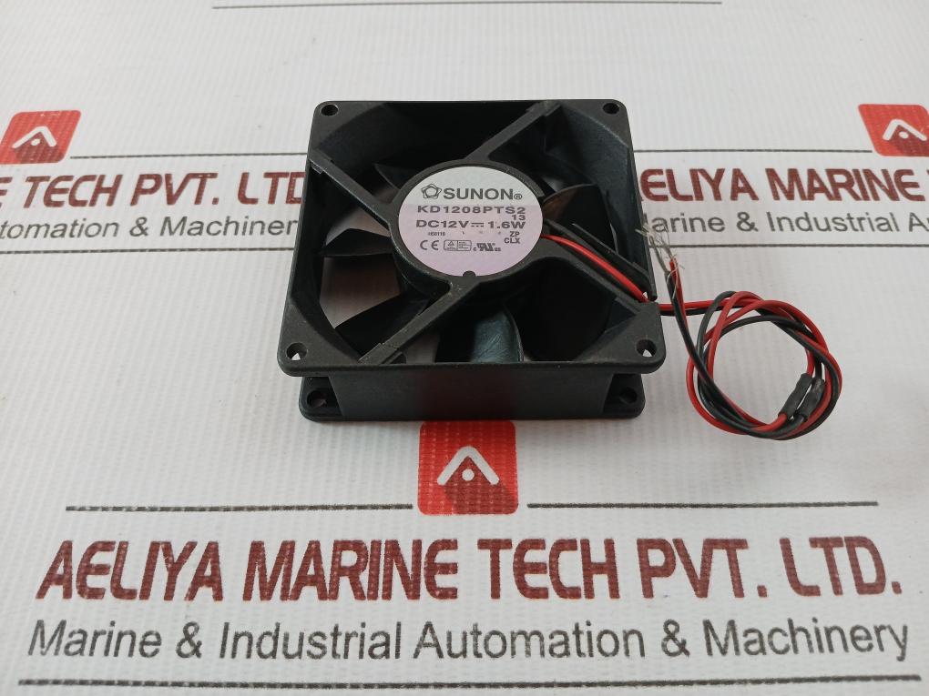 Kd1208Pts2 Brushless Axial Cooling Fan 1.6W Dc12V Sunon