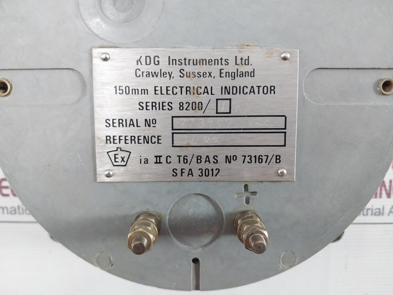 Kdg 150Mm Electrical Indicator 0 To 16.9 Tonnes, 8200/1Ma